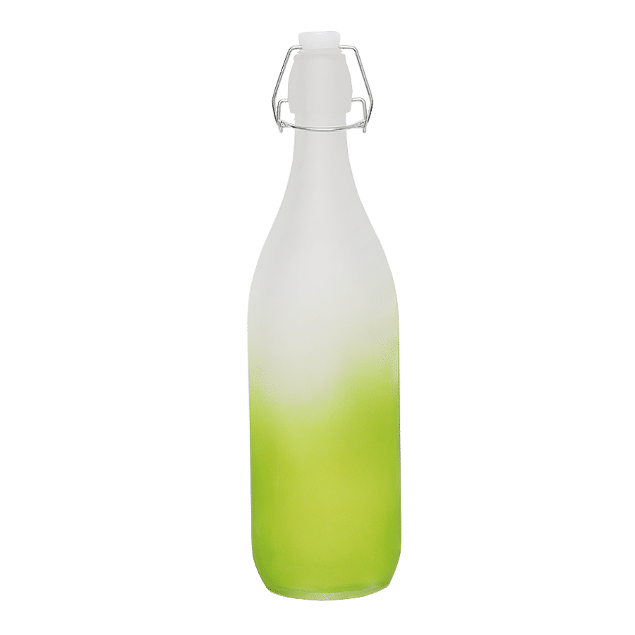 bb home Glass Water Bottle With Dual Shade - Green