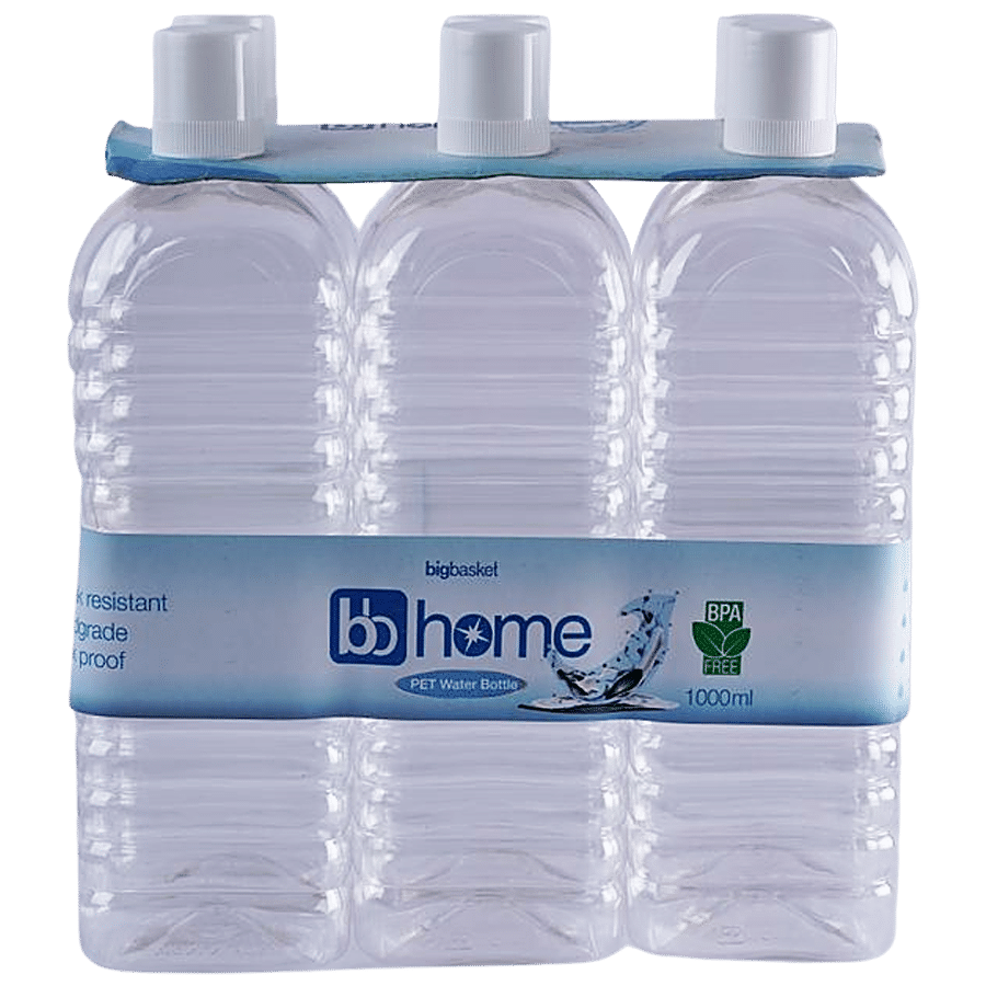 bb home Leo Plastic PET Water Bottle - Break Resistant