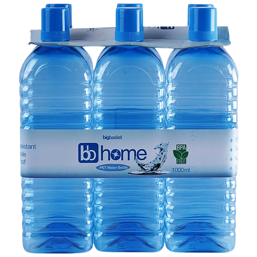 bb home Leo Plastic PET Water Bottle - Break Resistant