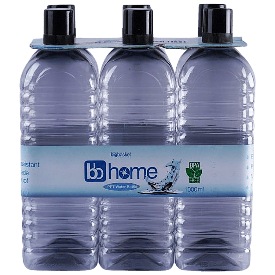 bb home Leo Plastic PET Water Bottle - Break Resistant