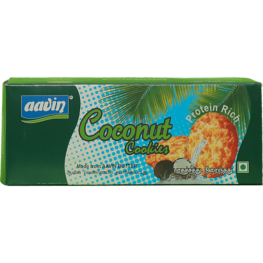 Aavin Coconut Cookies - Crunchy