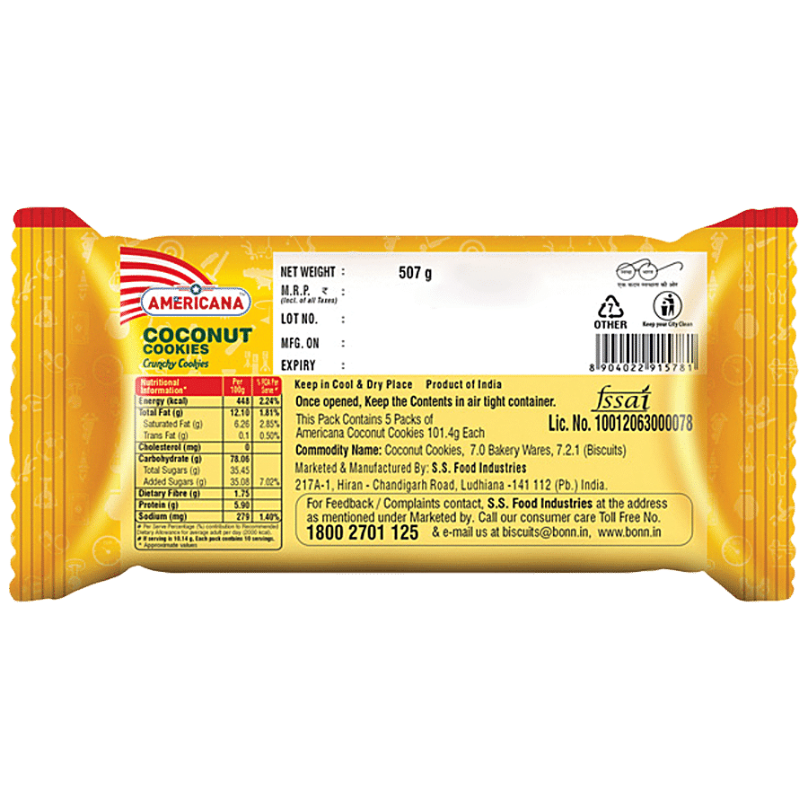 Americana Coconut Cookies - Super Saver Pack