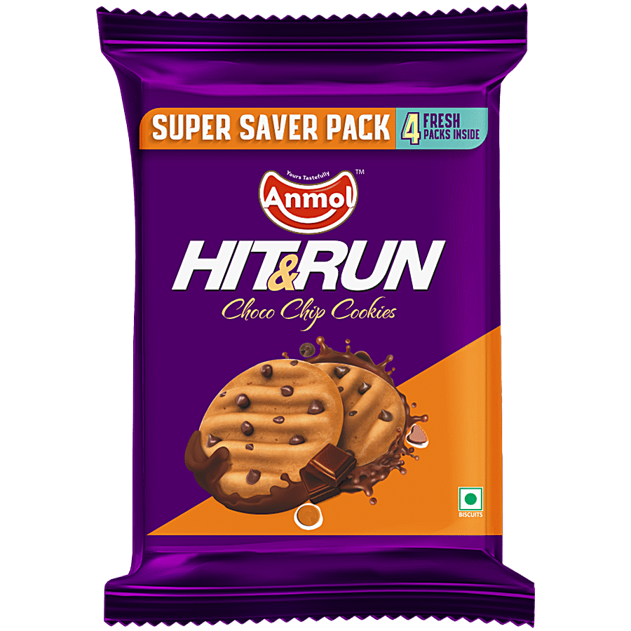 Anmol Hit & Run Choco Chip Cookies