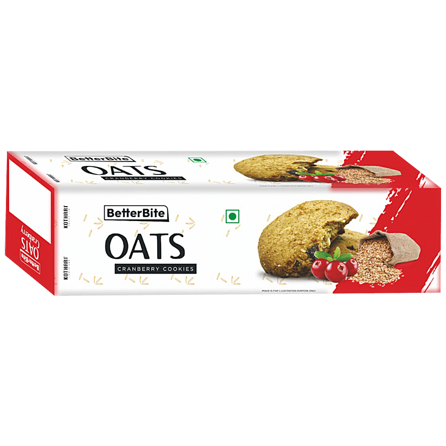 BETTER BITE Oats Cookies - Cranberry