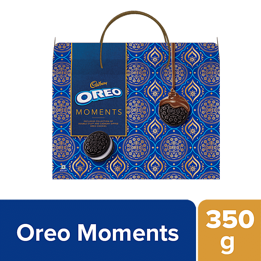 Cadbury Oreo Moments Gift Pack - Collection Of Double Stuf & Chocolate Dipped Cookies