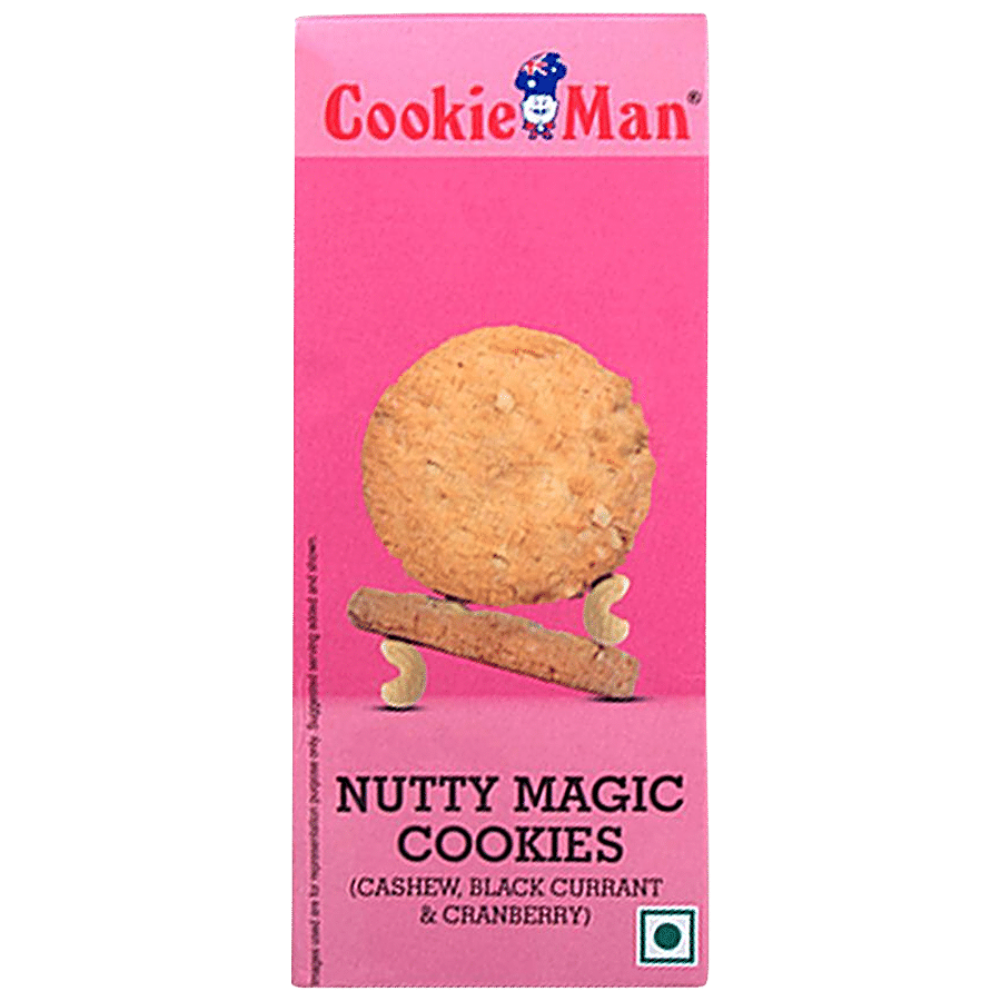 CookieMan Nutty Magic Cookies Cashew Blackcurrant Cranberry