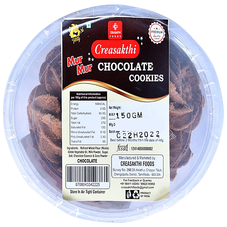 Creasakthi Chocolate Cookies - Premium Quality