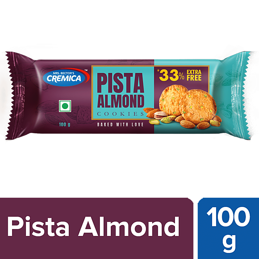 Cremica Pista Almond Cookies