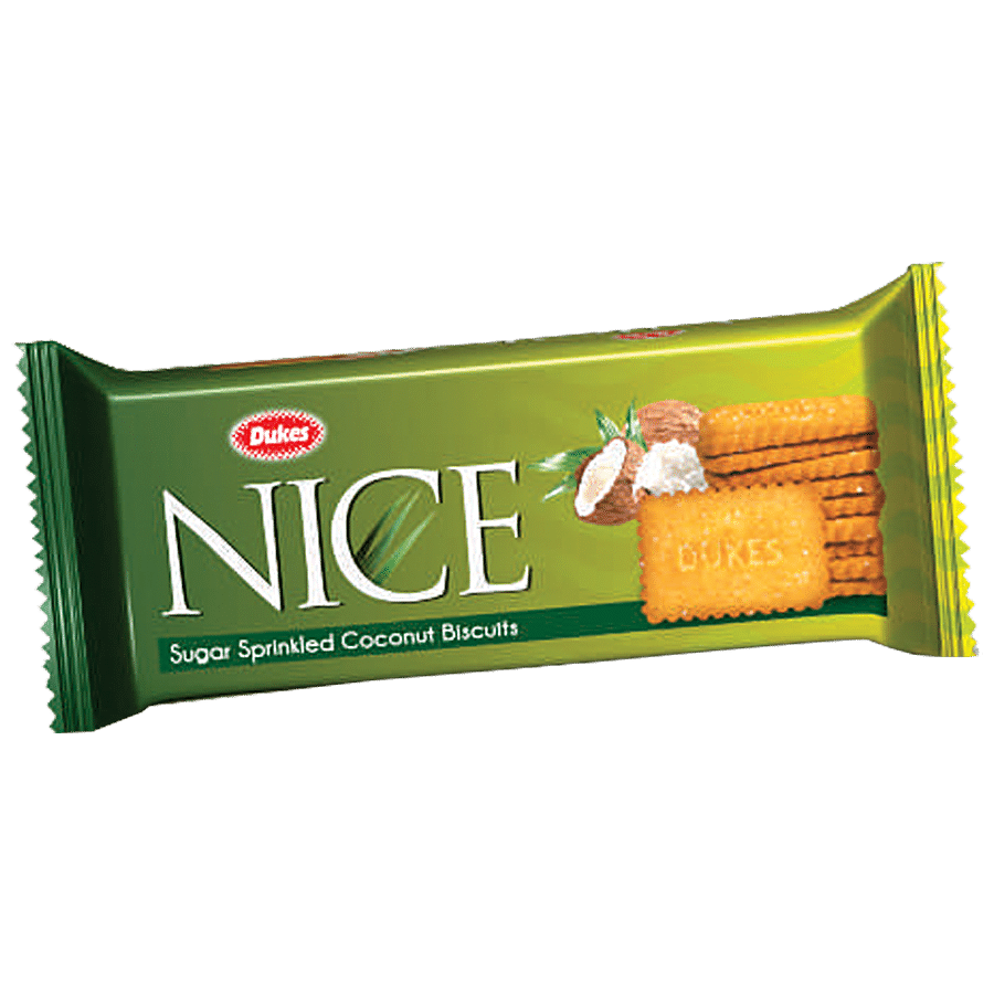 Dukes  Nice Sugar Sprinkled Coconut Biscuits - Crunchy