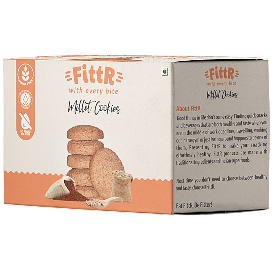 FittR Multi Millet Cookies - Rich In Protein