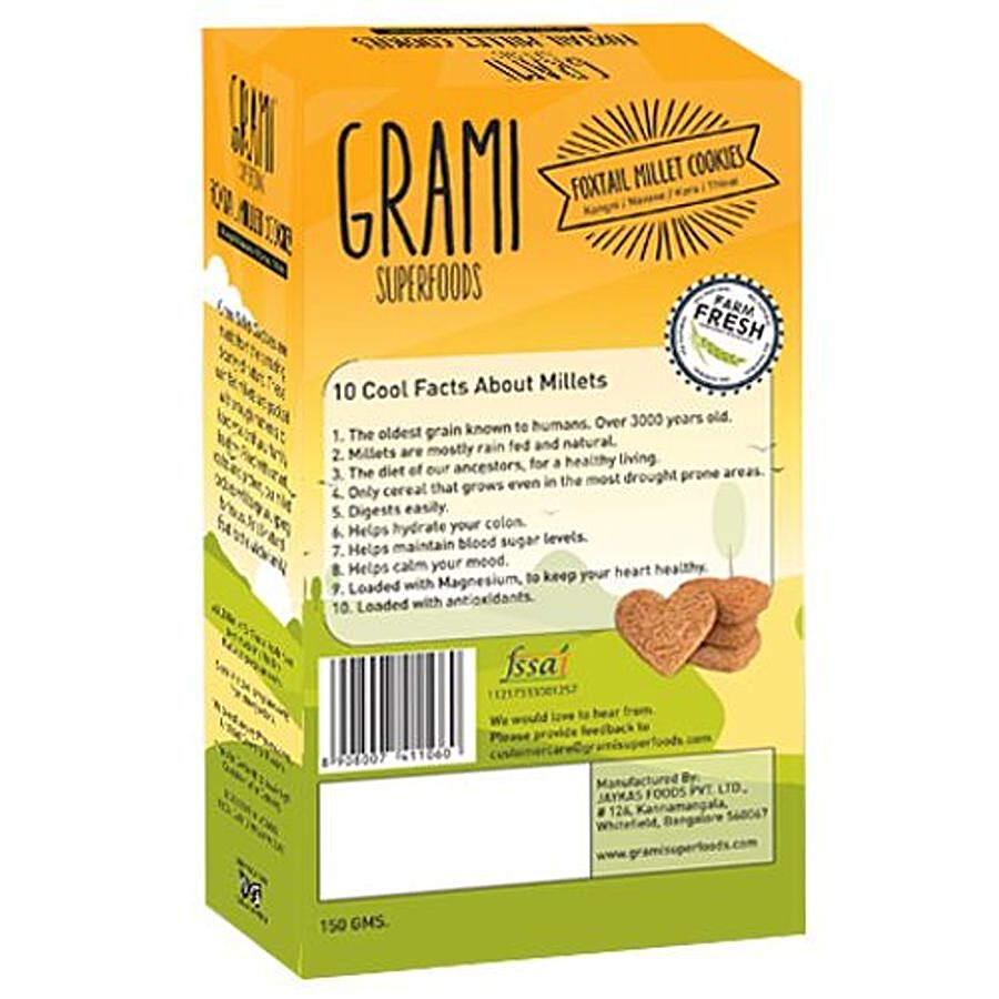 GRAMI SUPERFOODS Cookies - Foxtail Millet