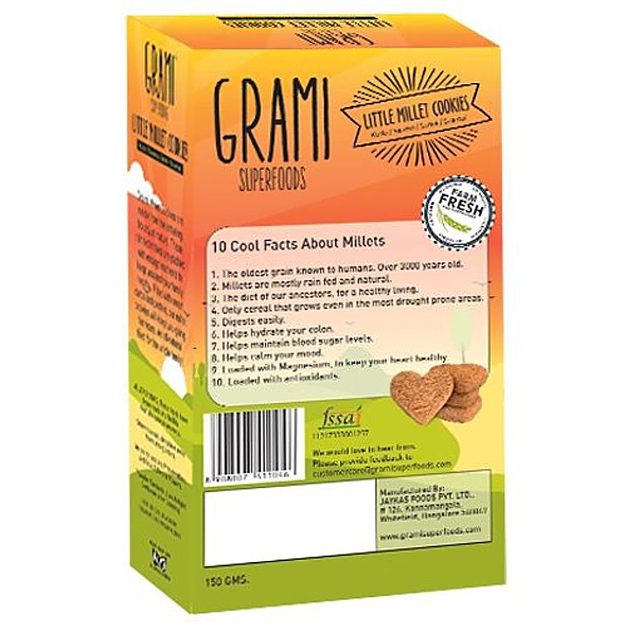 GRAMI SUPERFOODS Cookies - Little Millet