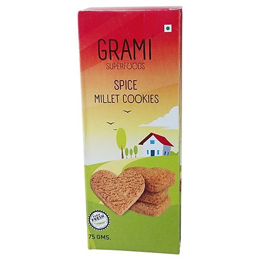 GRAMI SUPERFOODS Cookies - Spice Millet