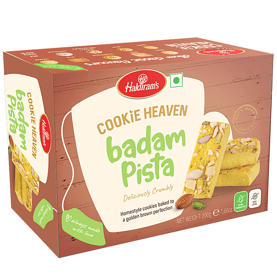 Haldiram's Cookie Heaven Badam Pista Cookies