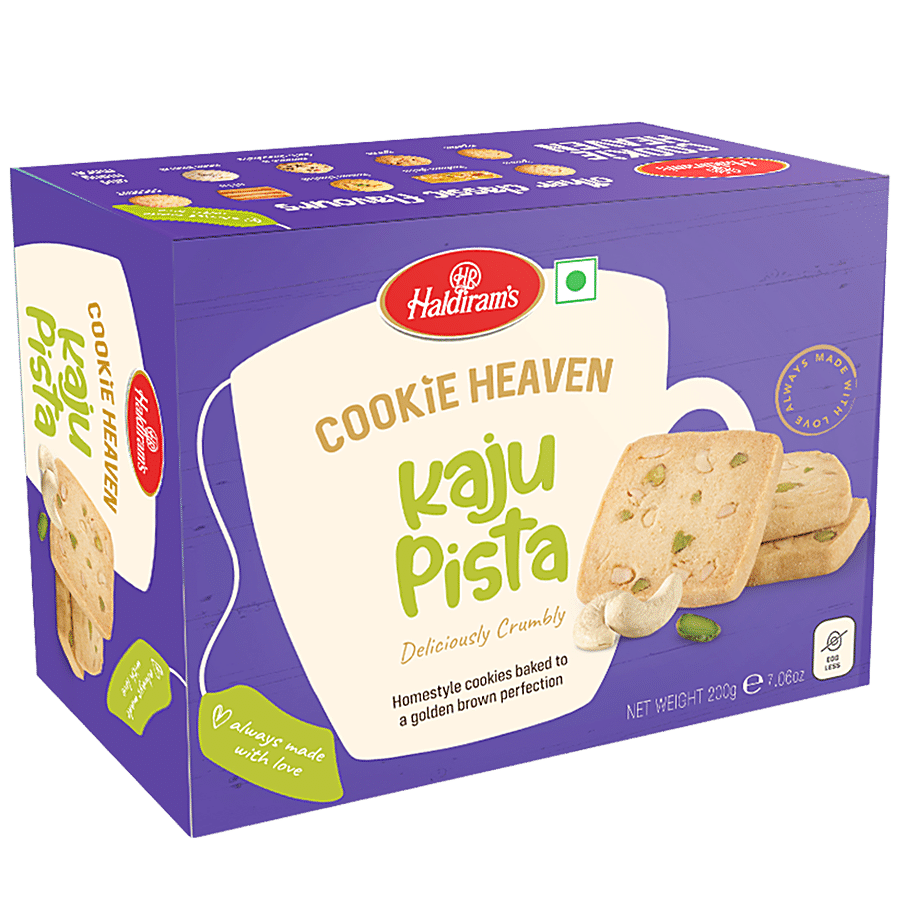 Haldiram's Cookie Heaven Kaju Pista Cookies