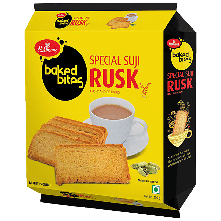 Haldiram's Special Suji Rusk - Baked Bites