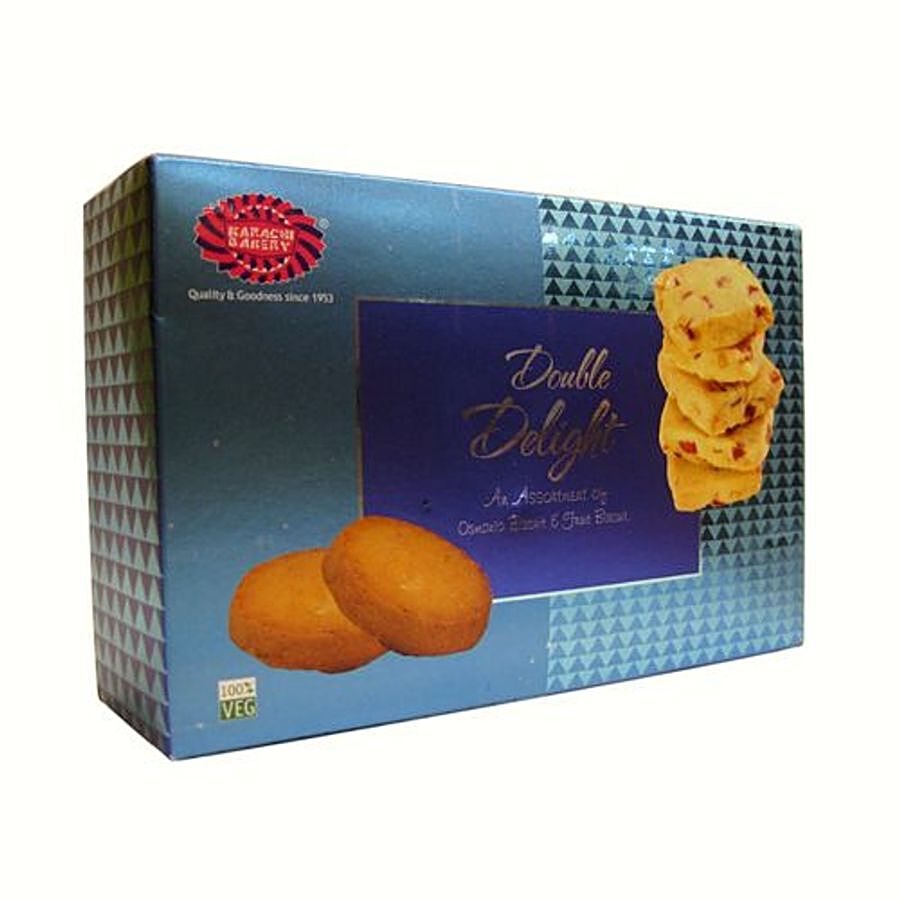 Karachi Bakery  Double Delight - Osmania & Fruits Biscuits