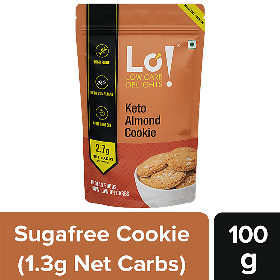 LO! Foods Keto Almond Cookies - No Added Sugar