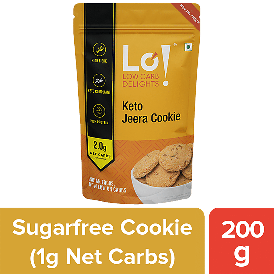 LO! Foods Keto Jeera Cookies - No Added Sugar