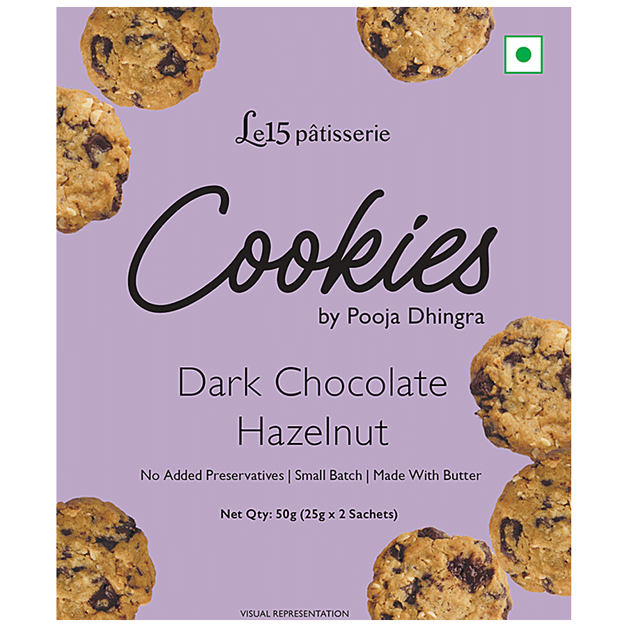 Le15 Cookies - Dark Chocolate Hazelnut