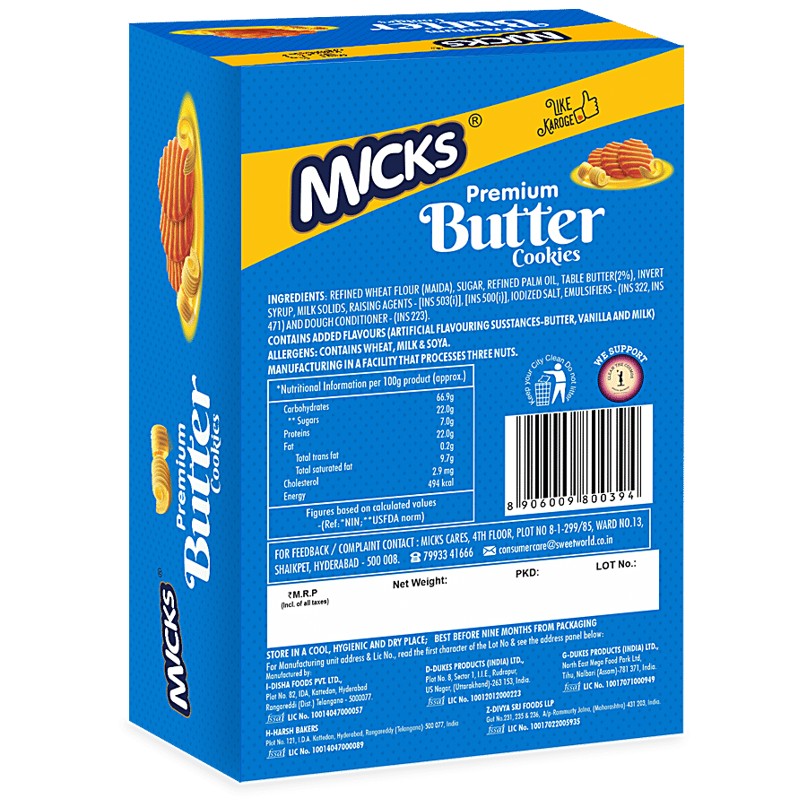 MICKS Premium Butter Cookies