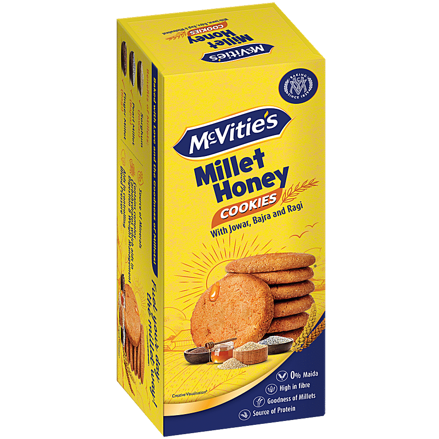 McVitie's Millet Honey Cookies - With Jowar