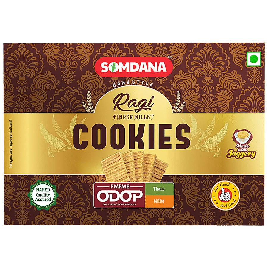 Nafed ODOP Somdana Ragi Cookies - Homestyle Thane Finger Millet