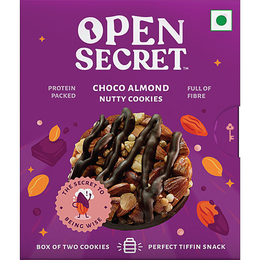 Open Secret Choco Almond Nutty Cookies - Box of 2