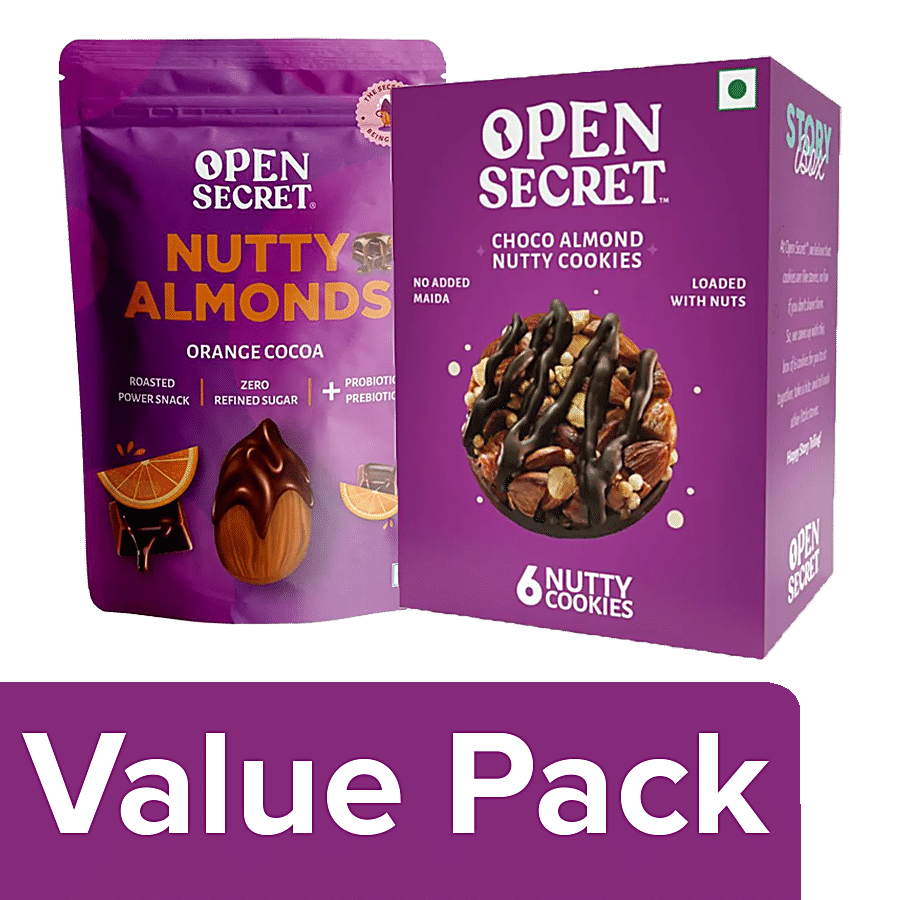 Open Secret Chocolate Cookies and Orange Cocoa Almond