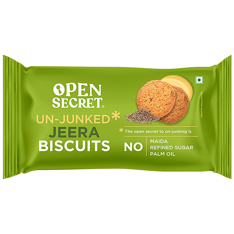 Open Secret Un-Junked Jeera Biscuits - No Maida