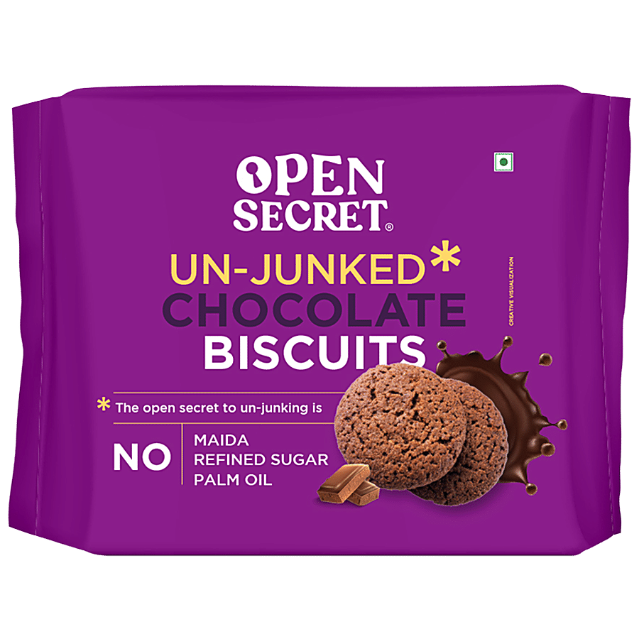 Open Secret Unjunked Chocolate Biscuit - No Maida