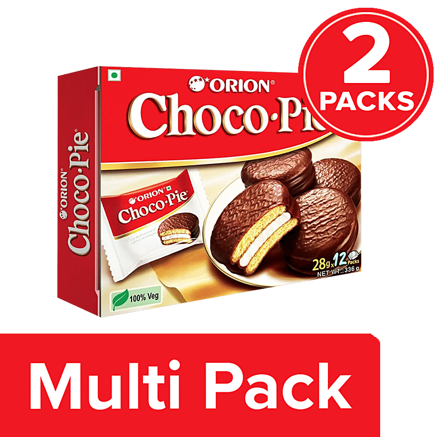 Orion Choco Pie - Chocolate Coated Soft Biscuit