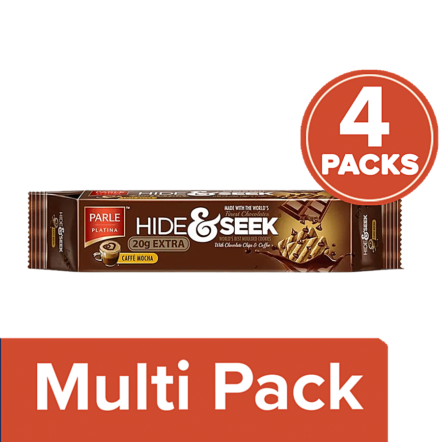 PARLE Platina Hide & Seek Caffe Mocha Coffee Flavoured Biscuits