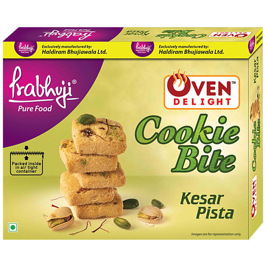 PRABHUJI PURE FOOD Biscuits - Kesar Pista Bite