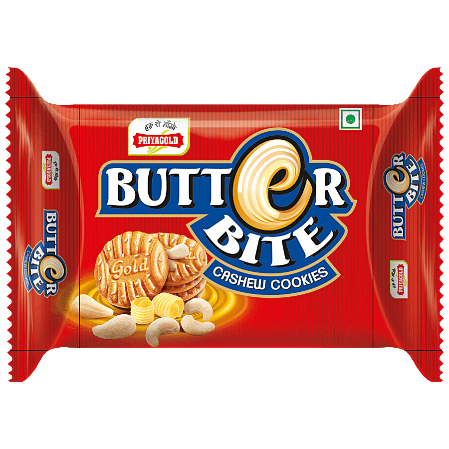 PRIYAGOLD Butter Bite Cashew Biscuits