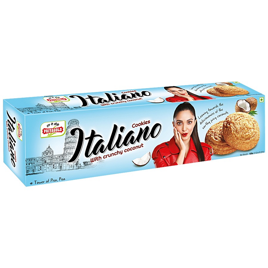 PRIYAGOLD Cookies - Italiano Crunchy Coconut