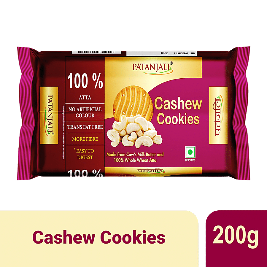 Patanjali Cashew Atta Cookies