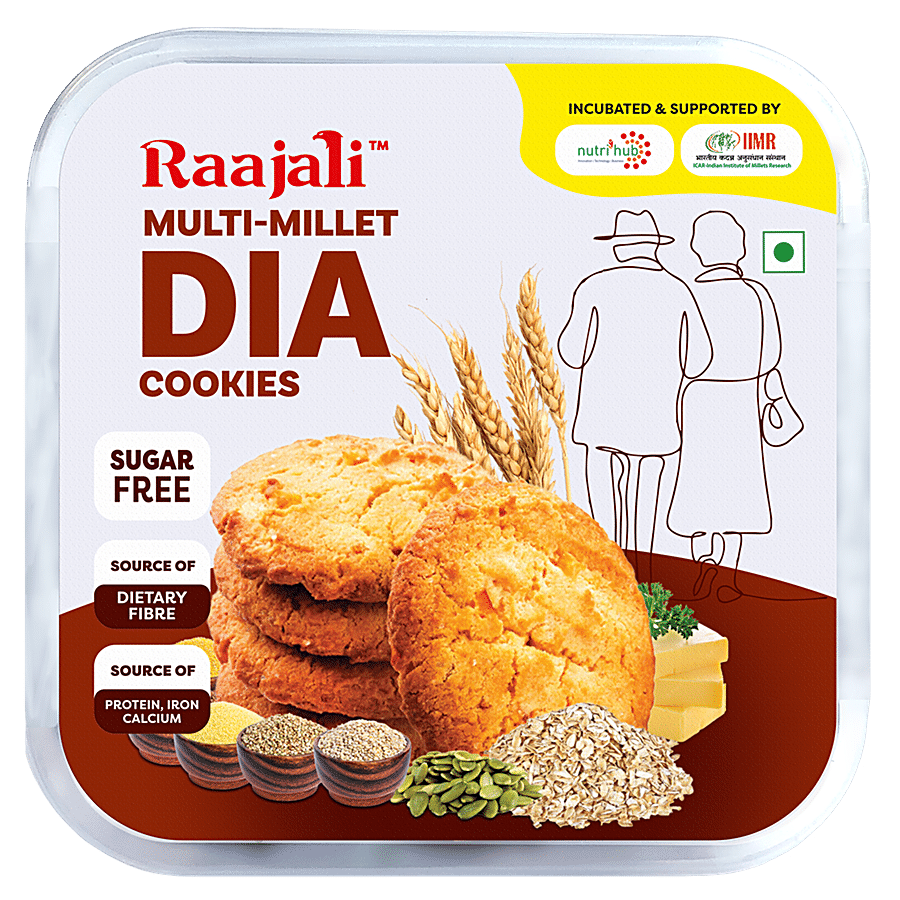 RAAJALI Multi-Millet Dia Cookies - Sugar Free