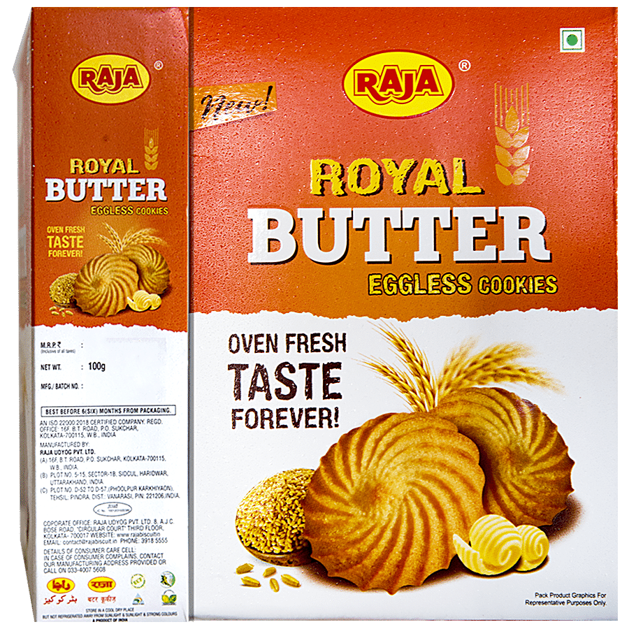 Raja Royal Butter Eggless Cookies