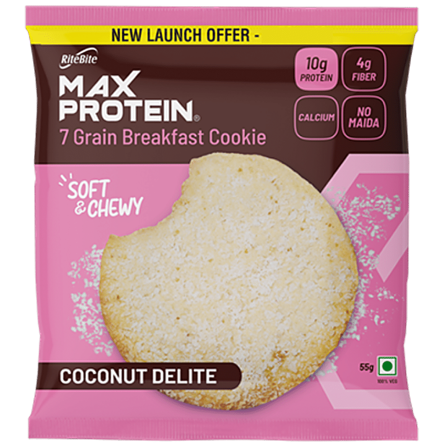 Ritebite Max Protein Cookies - Coconut Delite