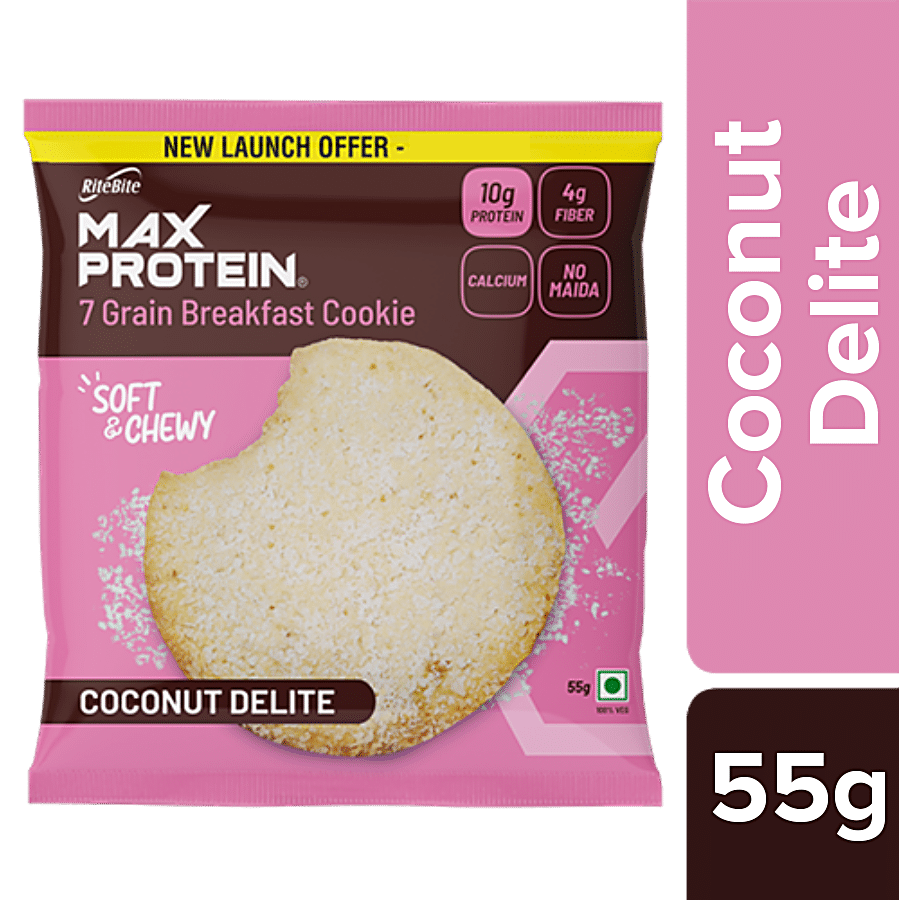 Ritebite Max Protein Cookies - Coconut Delite