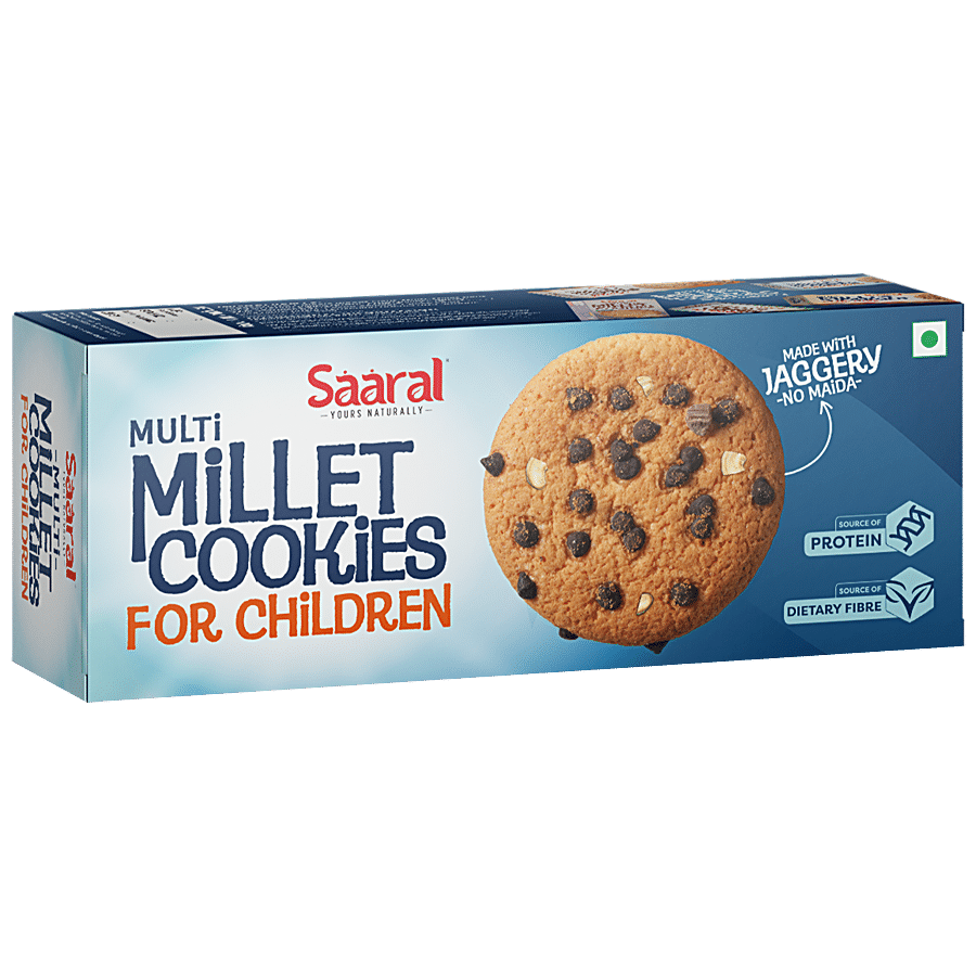 SAARAL Multi Millet Cookies - No Maida