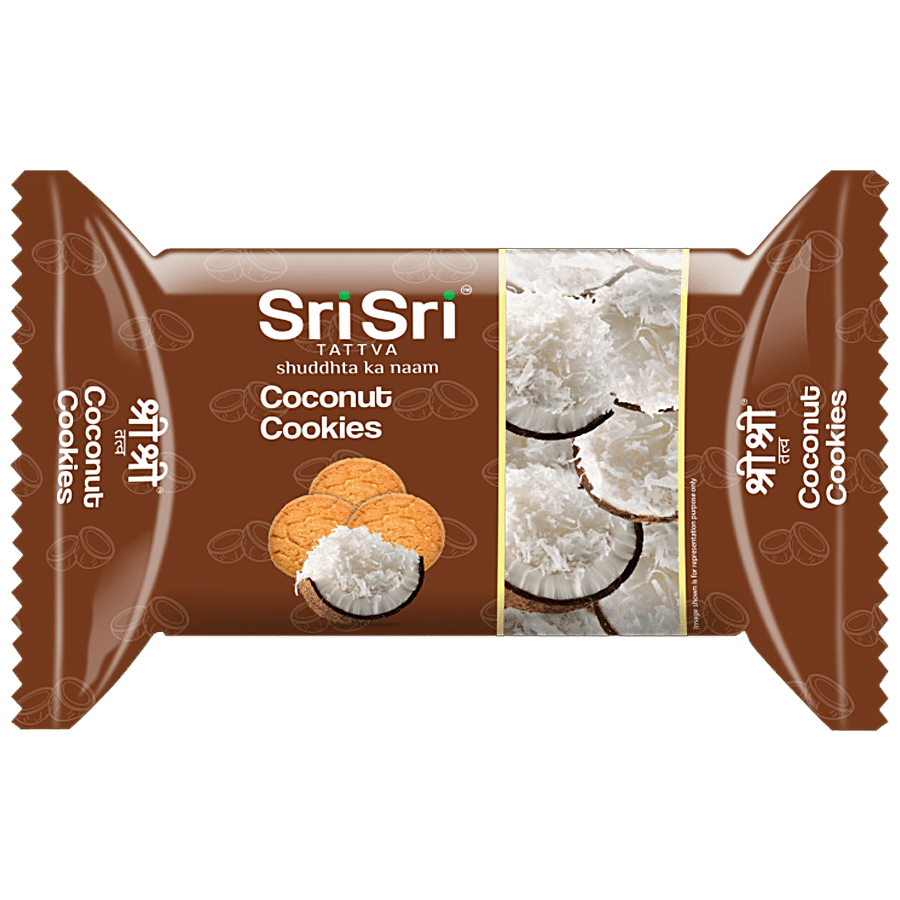 Sri Sri Tattva Coconut Cookies - Teatime Snack