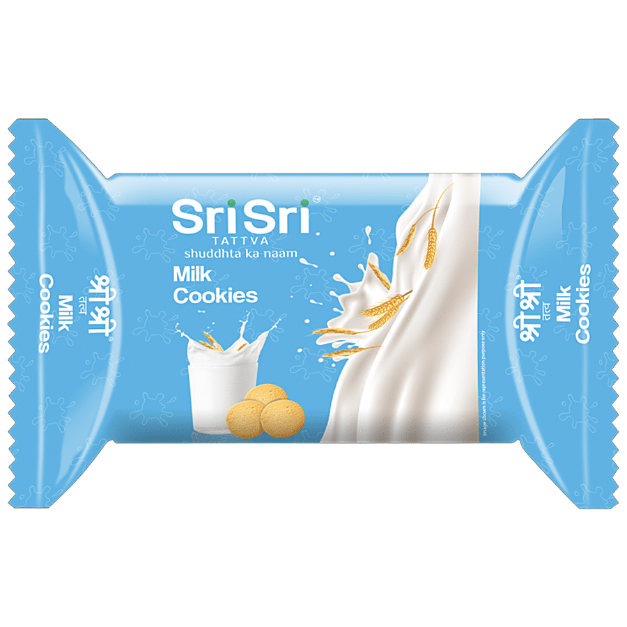 Sri Sri Tattva Milk Cookies - Teatime Snack