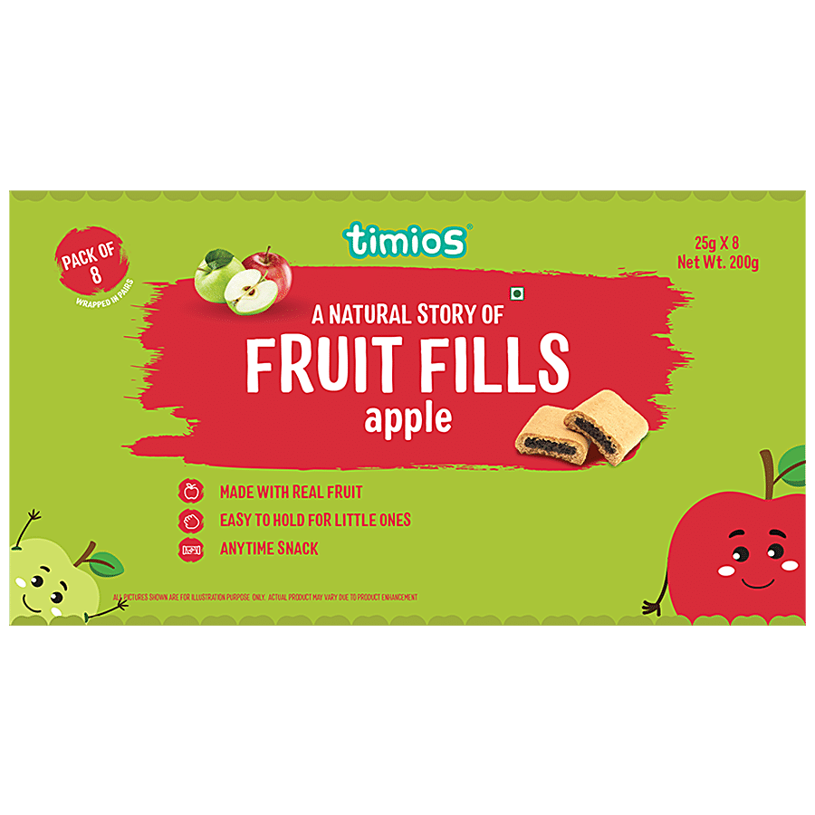 Timios Fruit Fills - Apple Flavour