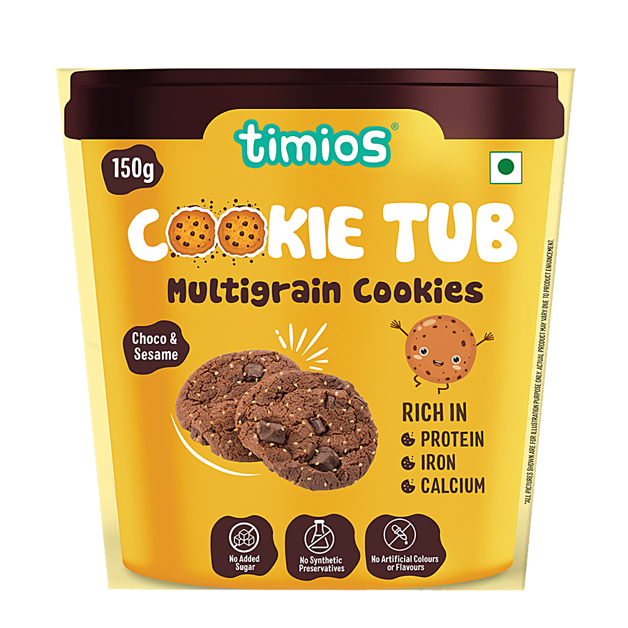 Timios Multigrain Cookies Tub - Choco & Sesame