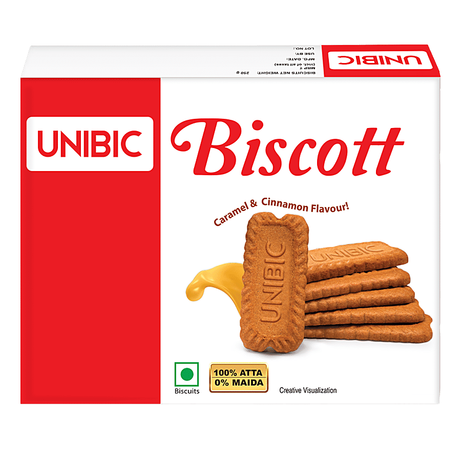 UNIBIC Biscott - Caramel & Cinnamom Flavour