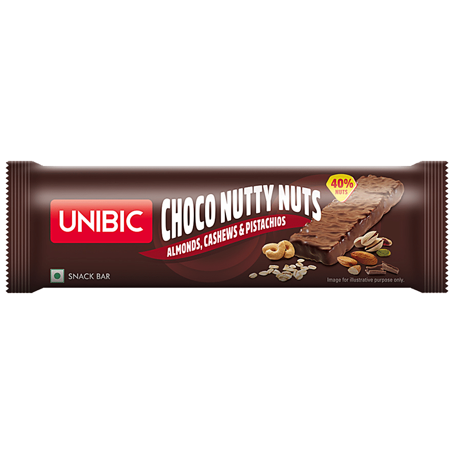 UNIBIC Choco Nutty Nuts Snack Bar - Almonds