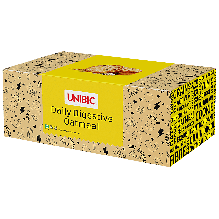 UNIBIC Daily Digestive Oatmeal Cookies - Packed With Nutrition & Vitamins