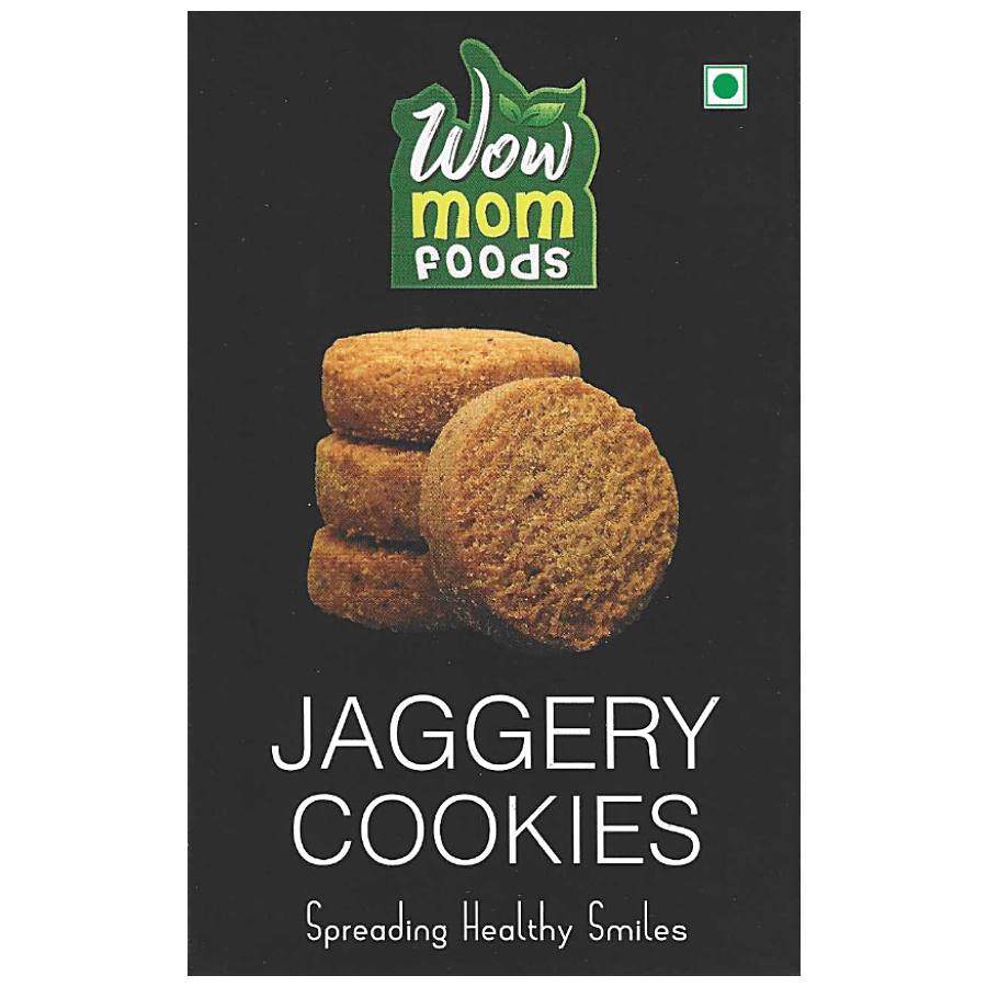 WOW MOM FOODS Jaggery Cookies - Goodness Of Millet